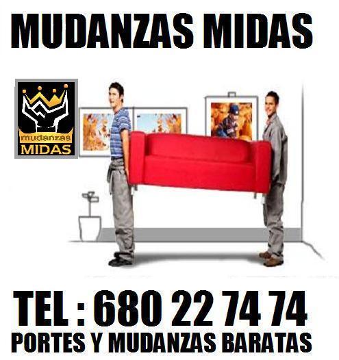 Portes baratos madrid /680  22  7474/servicios baratos mudanzas