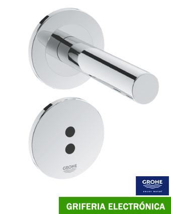 Grohe - Grifería mezclador electrónica lavabo mural Essence E