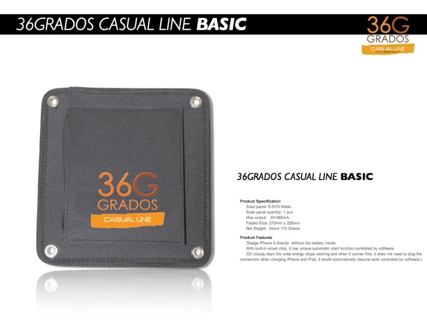 Cargadores solares-36gg casual line basic