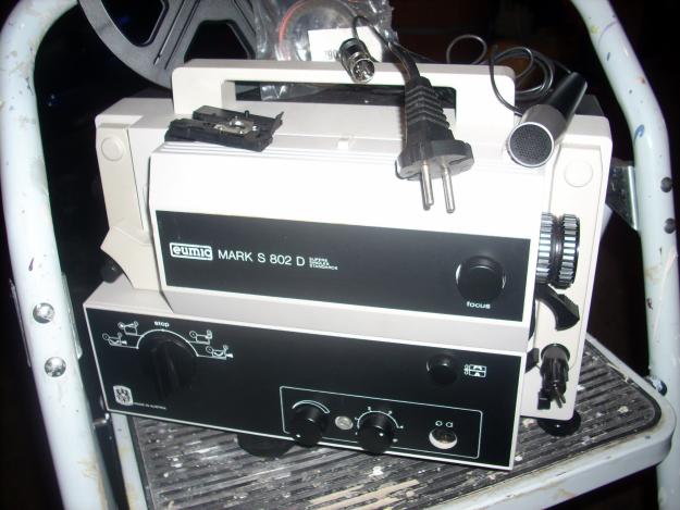 Proyector de Super 8, EUMIG Mark S 802 D con audio