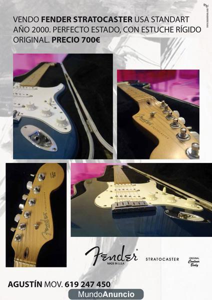 Vendo Fender Stratocaster USA 2000