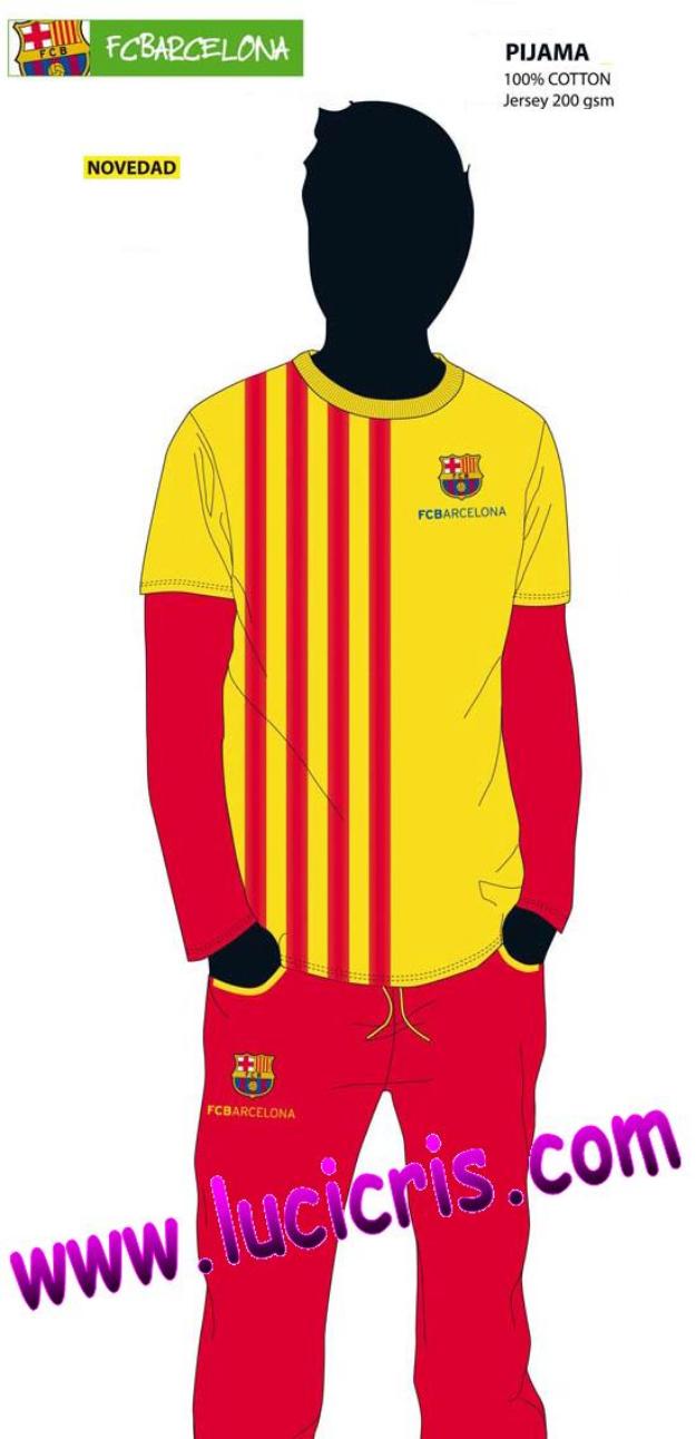 Pijama oficial adultos f.c barcelona