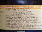 vendo boli y regalo 2 ENTRADAS GOLDEN CIRCLE COLDPLAY - mejor precio | unprecio.es