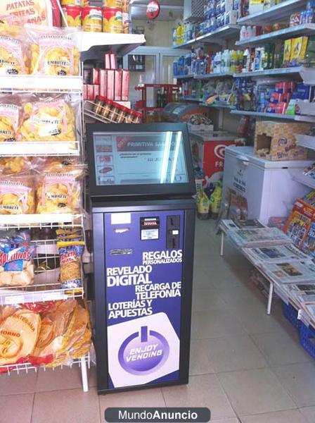 Kiosco digital y muchos más servicios: loterías, recargas...