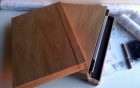 Funda para portátil en madera de roble, e interior en piel - mejor precio | unprecio.es