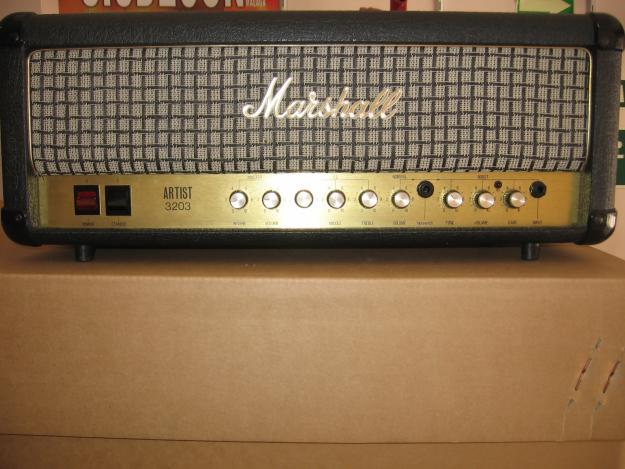 VENDO AMPLIFICADOR MARSHALL ARTIST 3203 VINTAGE 1980. Y PEDALES DE EFECTOS