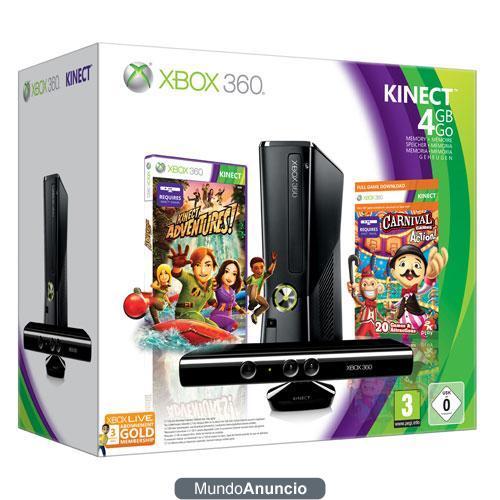 XBOX 360 KINECT 4GB !! NUEVA A ESTRENAR !!