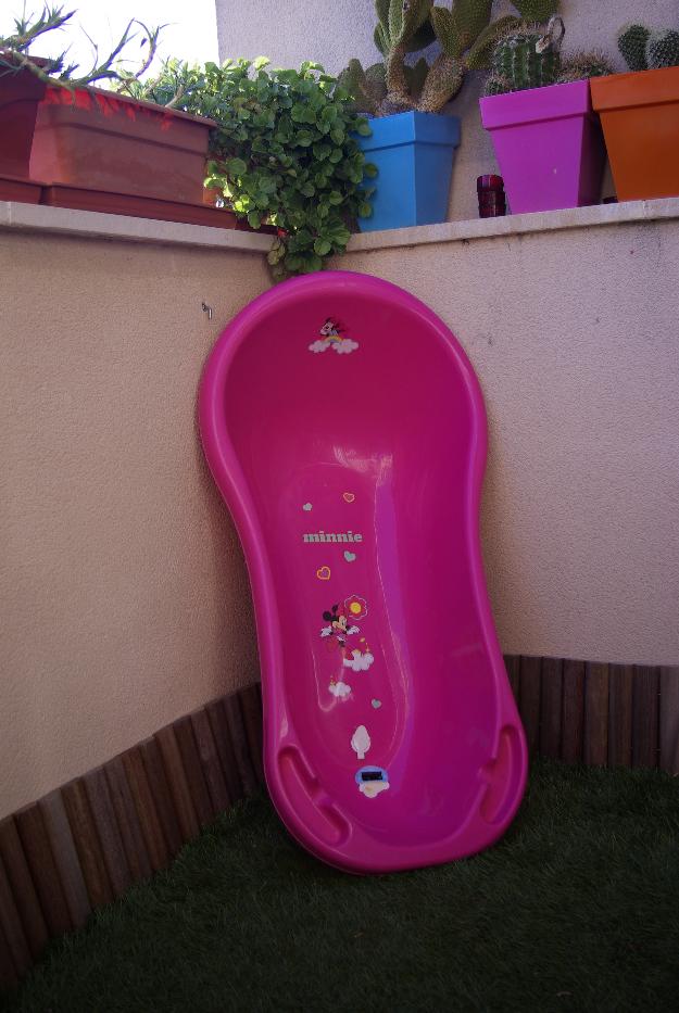 Bañera para bebé de plástico rosa DISNEY