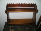 Estante de madera moldeado marrón oscuro - mejor precio | unprecio.es