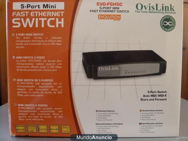 FAST ETHERNET SWITCH OVISLINK