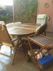 Se vende mesa de jardín de teca con sillas, 2 hamacas y carrito. - mejor precio | unprecio.es