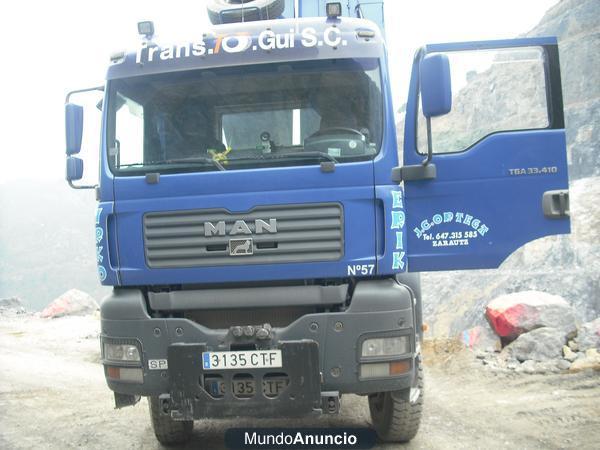 CAMIÓN MAN 3-EJES DUMPER. MUY BUEN ESTADO