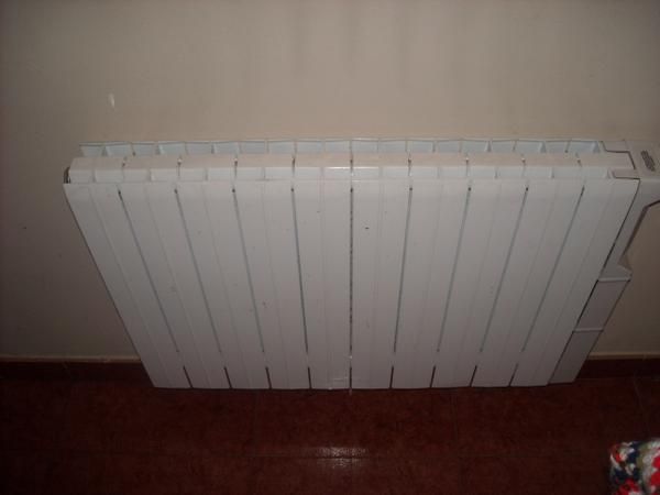 radiadores de calor azul