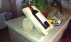 Soporte para botella de vino tallado a mano - mejor precio | unprecio.es