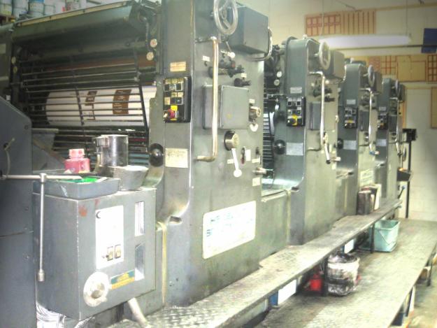 Heidelberg Speedmaster de cuatro cuerpos 50 x 70