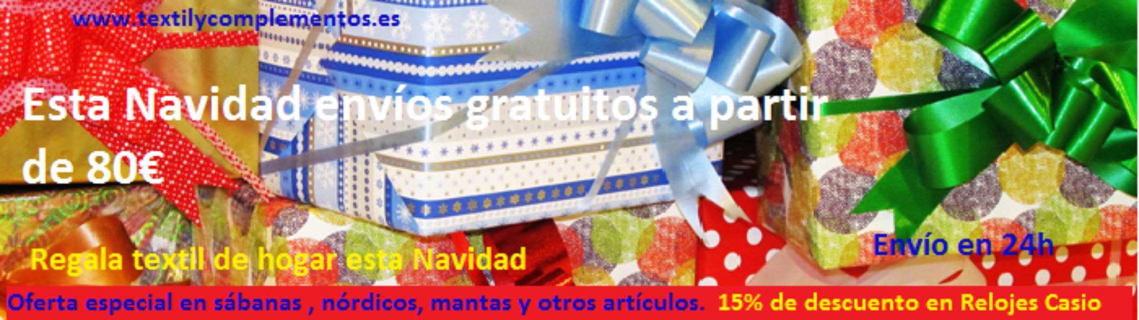 Regala textil estas Navidades en textilycomplementos.es