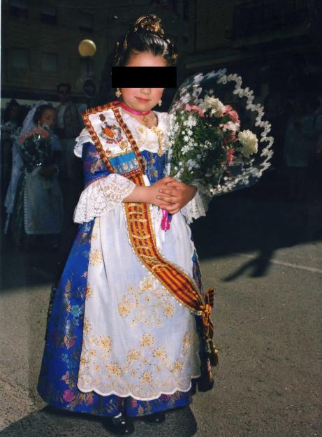 TRAJE FALLERA NIÑA SEGUNDA MANO