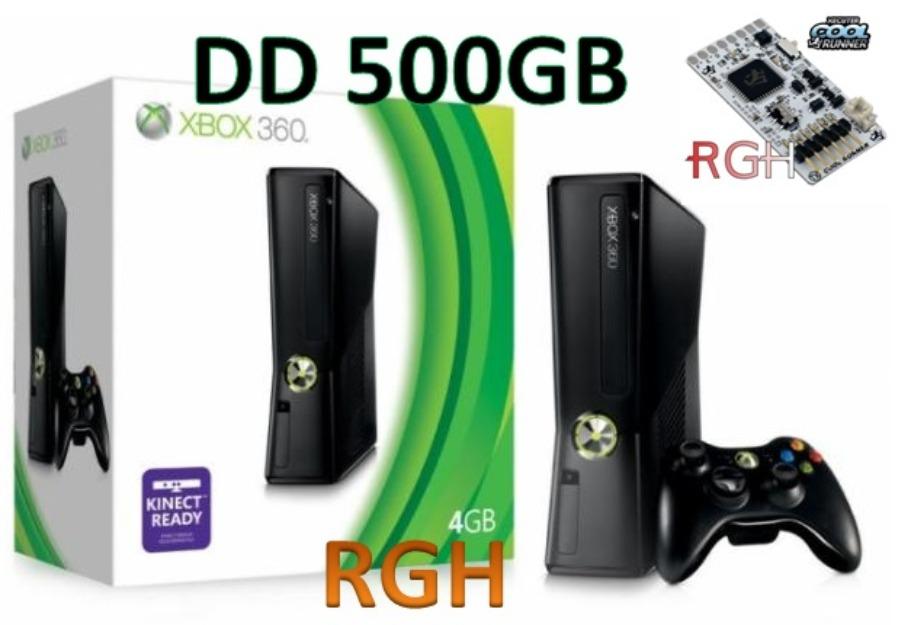 Xbox 360 500gb + 80juegos chip rgh juega online