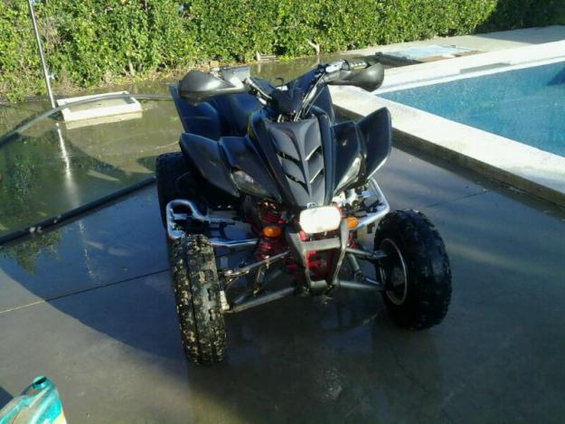 se vende quads yamaha raptor 4 tiempos con equipacion acerbis