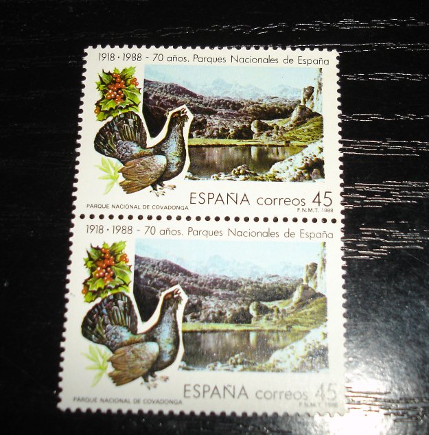 sellos Parques nacionales -covadonga