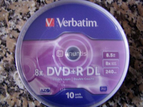 TARRINAS DE 10 DE DVD +R DL 8,5G ORIGINAL =15€ ZARAGOZA