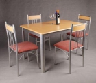 CONJUNTO MESA + 4 SILLAS MOD:PARIS PI- 092 - mejor precio | unprecio.es