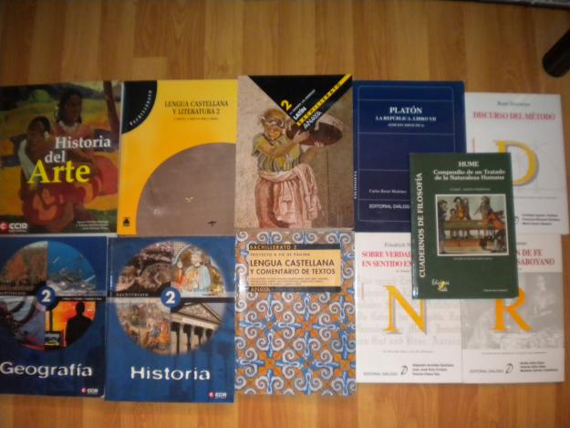 Vendo libros 2 bachillerato