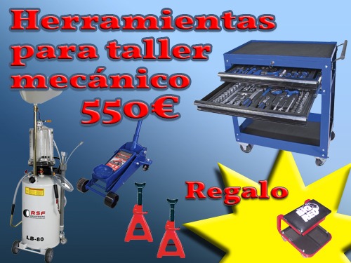 Lote de herramientas para taller