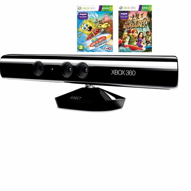 Se vende KINECT para Xbox 360 + 2 juegos