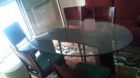 vendo mesa cristal de comedor con cinco sillas - mejor precio | unprecio.es