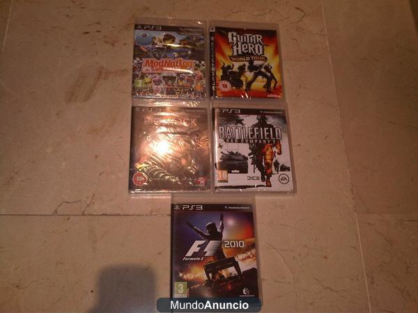 Venta 5 juegos originales y precintados PS3