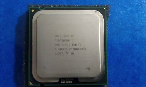 Dual Core 945 CPU 3.4 GHz 4M/800 LGA775 Pentium D 64Bits