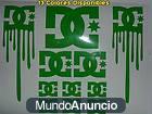 kit pegatina dc shoes sticker adhesivo vinilo personalizado coche