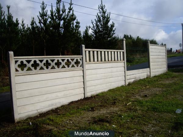 Cierres prefabricados hormigon para fincas