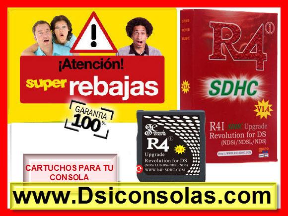 Donde Comprar Cartuchos Dsi y Ds (R4i,Ezflash,M3izero) y Chips Wii