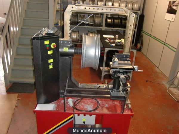 Enderezadora de llantas reparar llantas maquina
