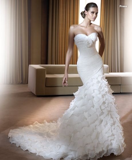 Traje novia modelo fresa pronovias 2011