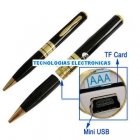 BOLIGRAFO ESPIA ALTA RESOLUCION 640 X 480 - TFT CARD - mejor precio | unprecio.es
