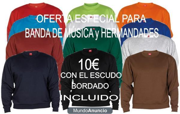 Sudaderas 10€ Bordado Logo