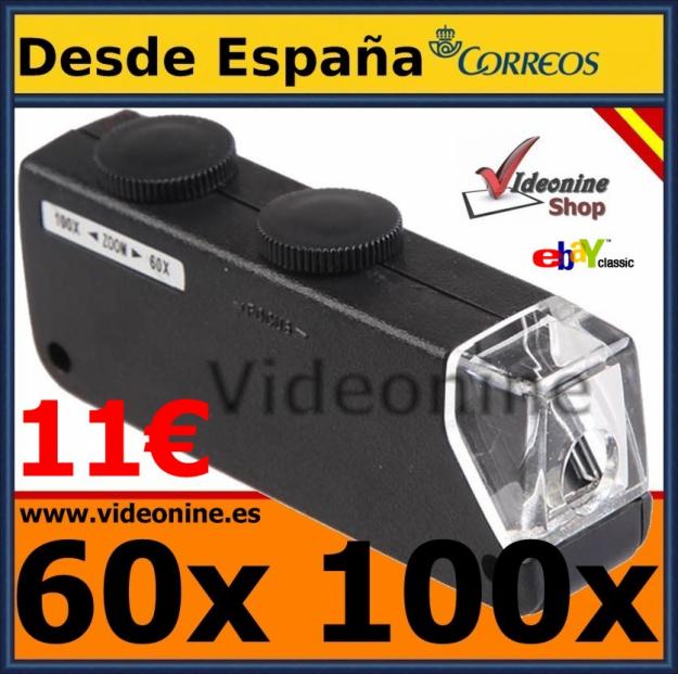 MICROSCOPIO LED 60X / 100X VISITA NUESTRA TIENDA.