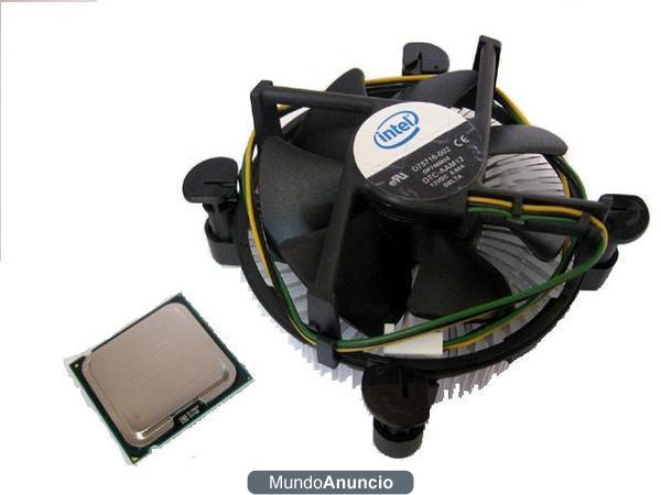 Procesador Intel Celeron Dual Core E1200 + ventilador + Tarjeta RAM 1GB DDR2 800M