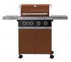 Barbacoa profesional de acero inoxidable de 4 quemadores+1lateral//BBQ Favells Bronzgrill2 - mejor precio | unprecio.es