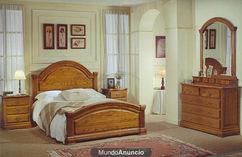 dormitorio matrimonio de castaño macizo