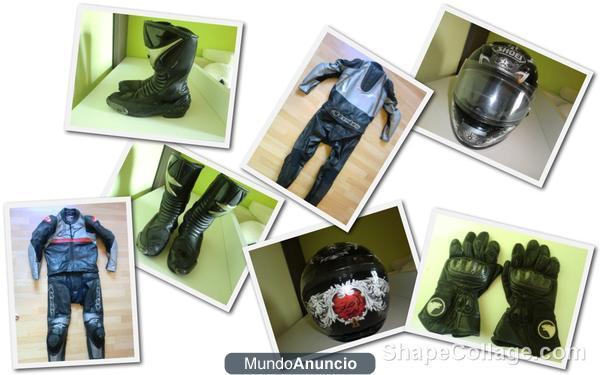 Equipacion completa de moto, para hombre