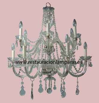 Restauración lámparas en Madrid recogida y entrega http://www.carlospalmagarrido.com
