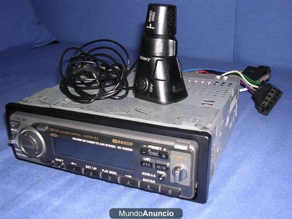 AUTORADIO + CARGADOR CD + MANDO SONY