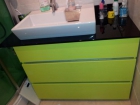 Mueble con lavabo diseño color verde y negro. - mejor precio | unprecio.es