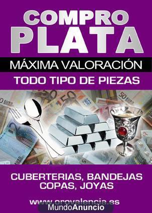 compro PLATA, ORO, PLATINO, VALENCIA