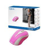 Raton optico logilink mini rosa usb id0021