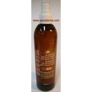 Acelerador del bronceado Uresim aceite tacto seco 300 ml